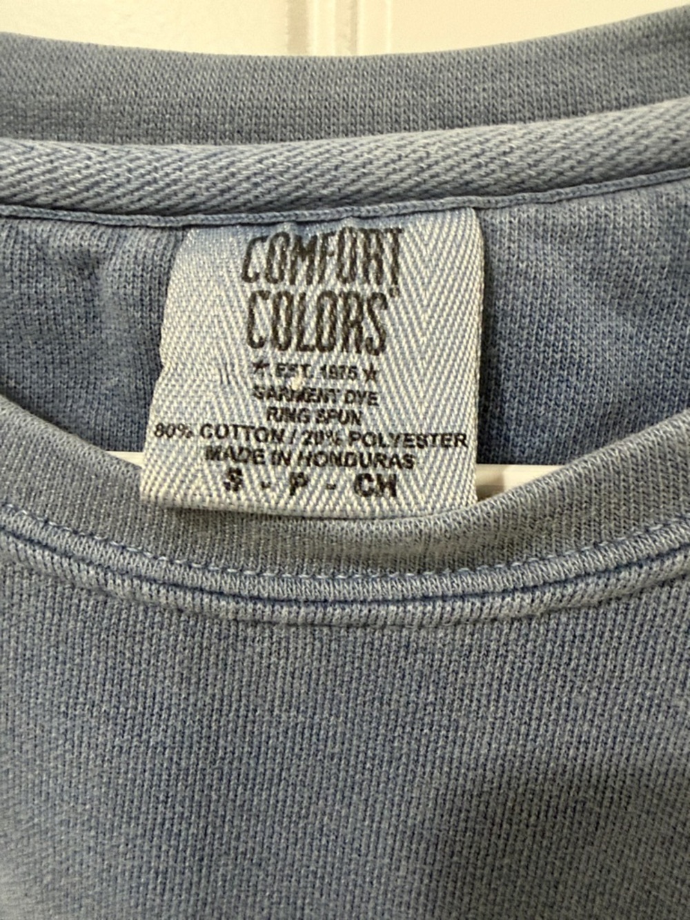 EUC Seaside Crewneck Sweatshirt - Dusty Blue - Picture 2 of 4